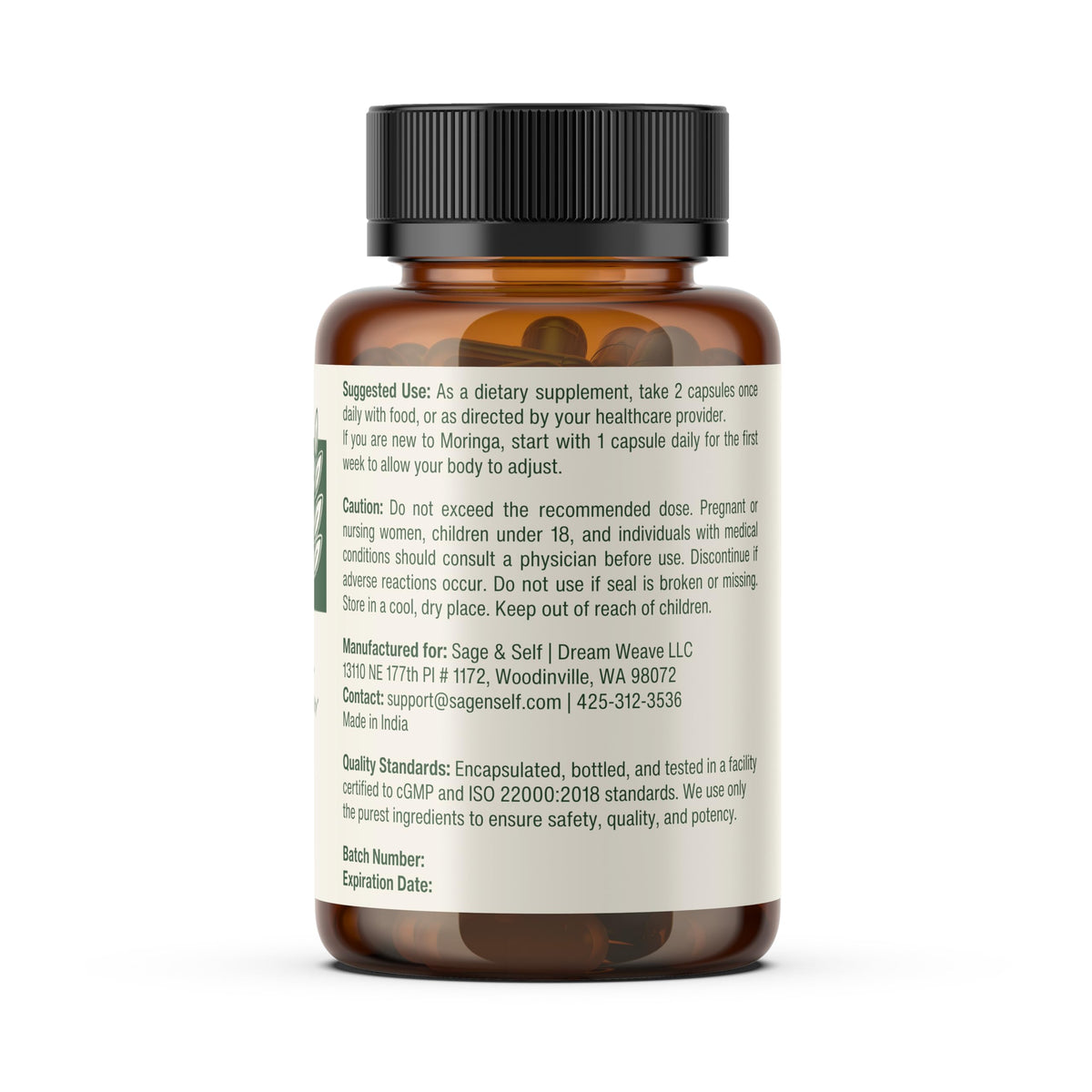 Moringa Capsules 60 Capsules O10156