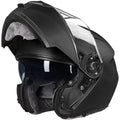 Matte Black Large Modular Full Face Motorcycle Helmet C599