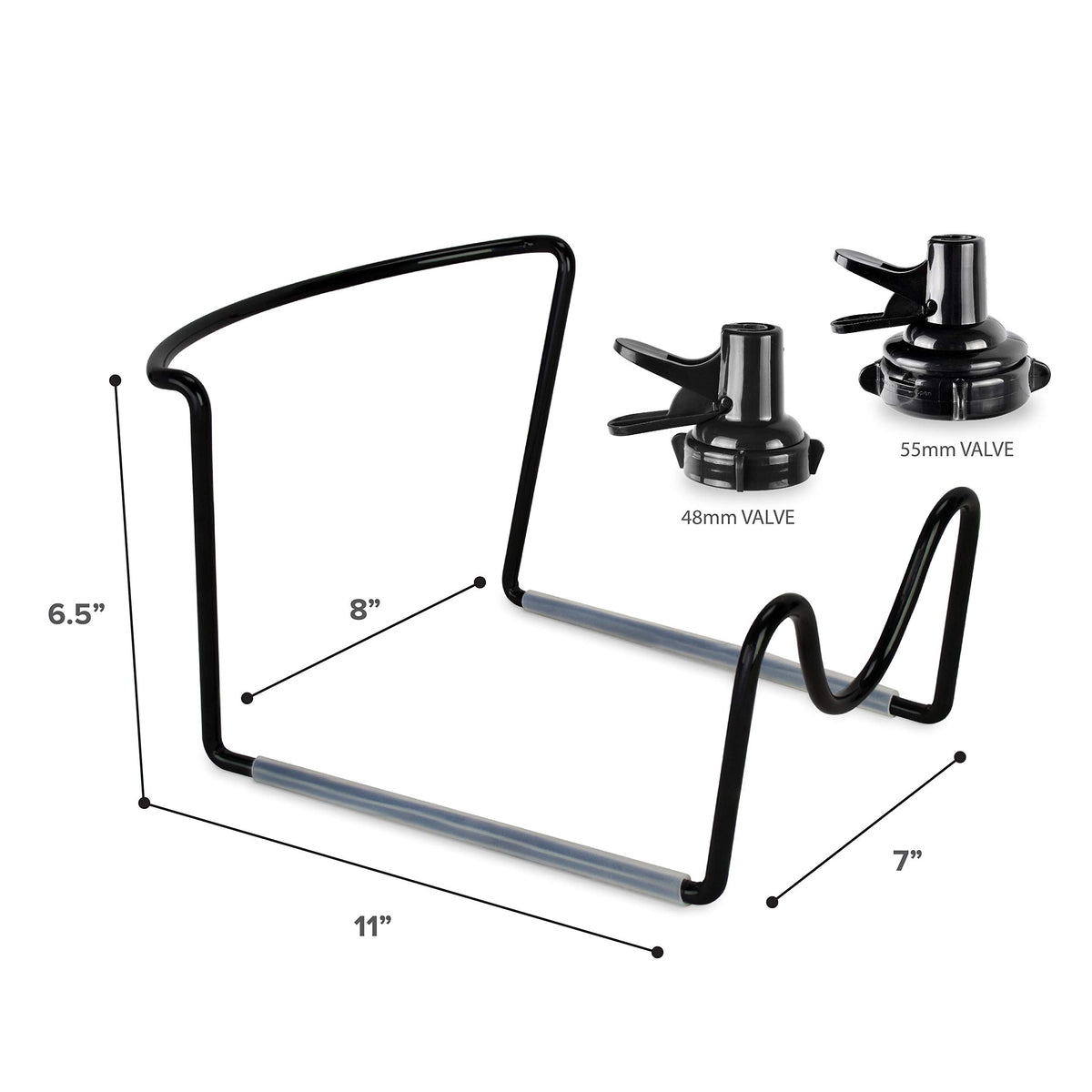 3-5 Gallon Water Jug Stand and 2 Dispenser Valves N729