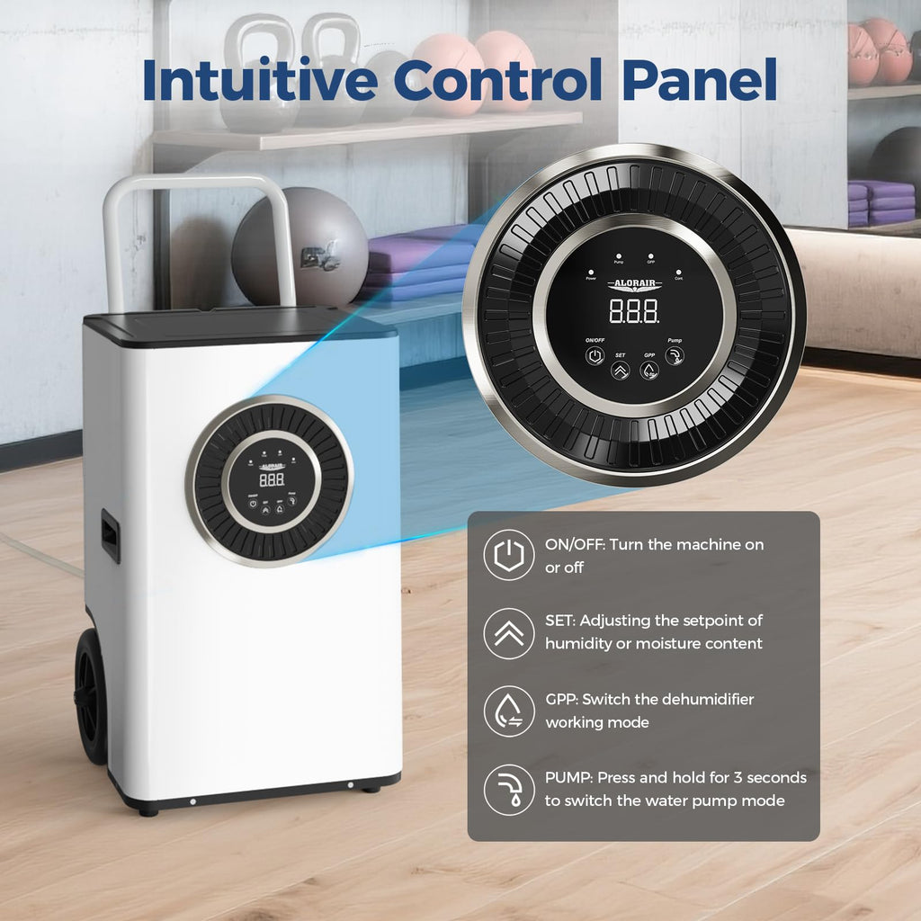 110 PPD Portable Commercial Dehumidifier with Pump E53180