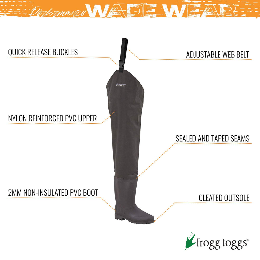 Waterproof PVC Fishing Bootfoot Hip Wader H18434
