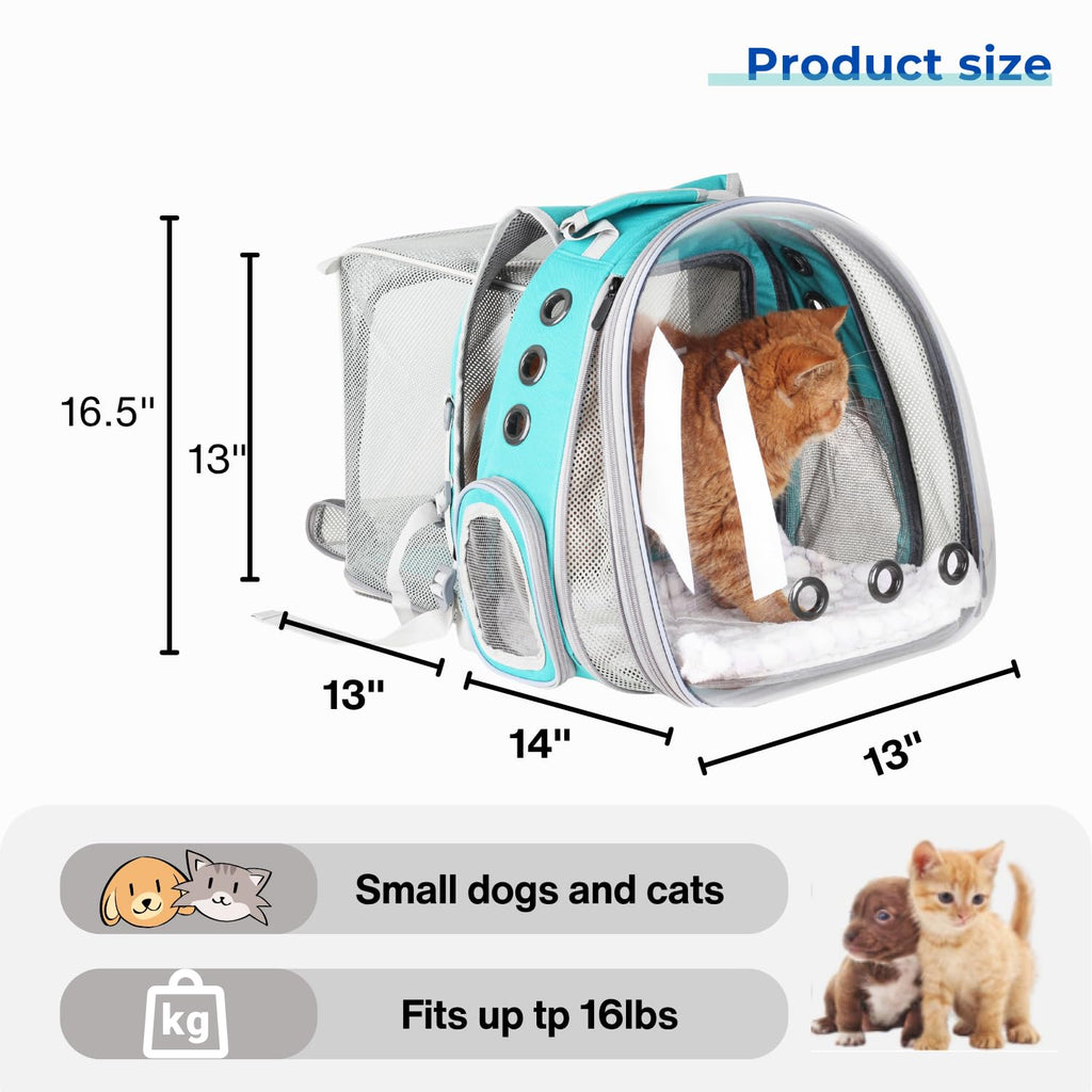 Expandable Cat Backpack with Mini Fan Q5032