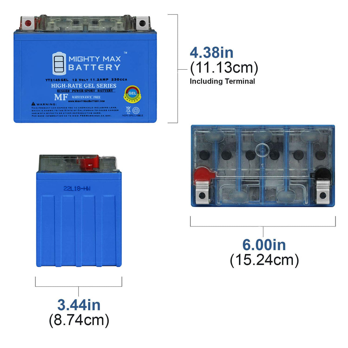 12V 11.2Ah Gel Battery R2680
