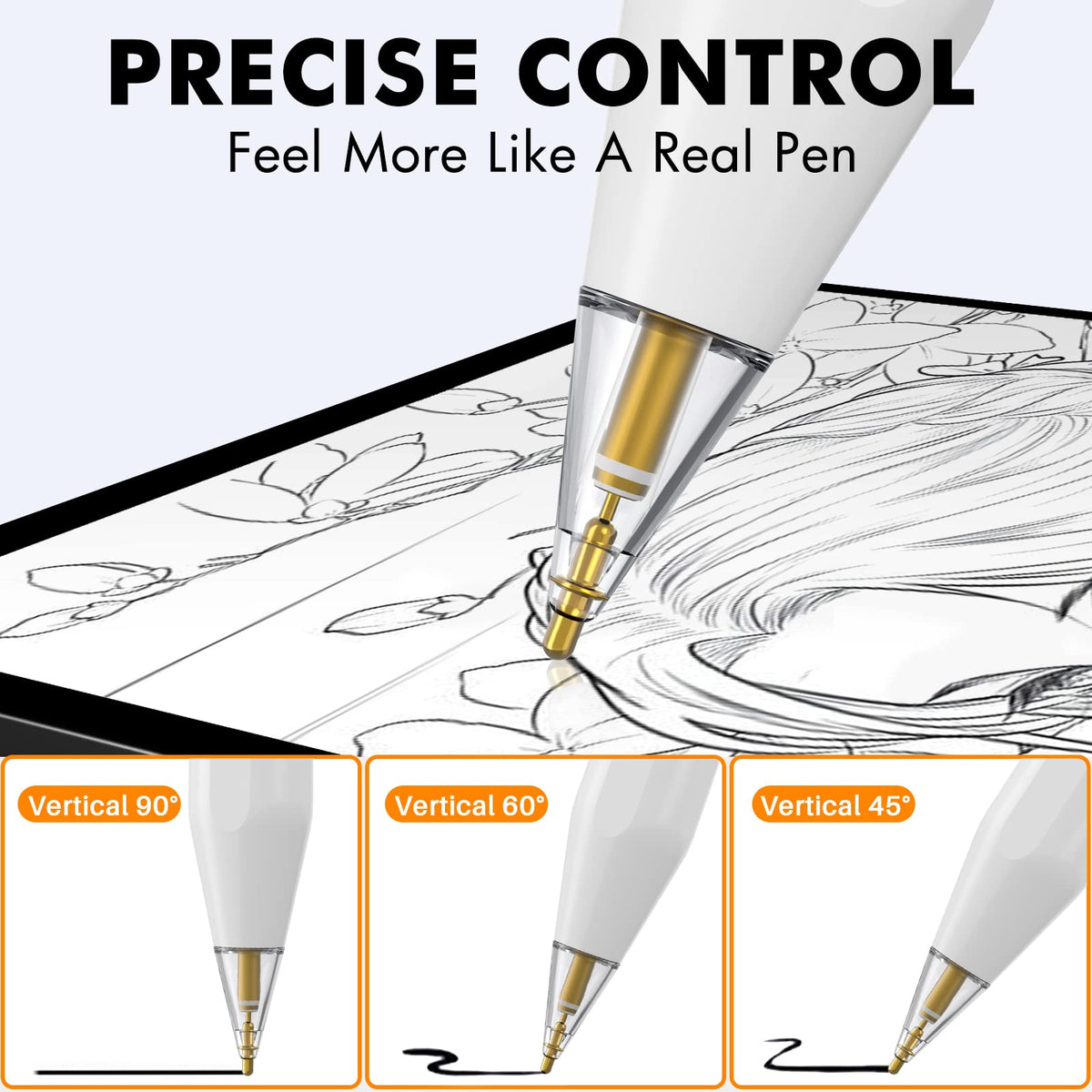 4 Pack Replacement Tips for Apple Pencil 1.95mm M56430