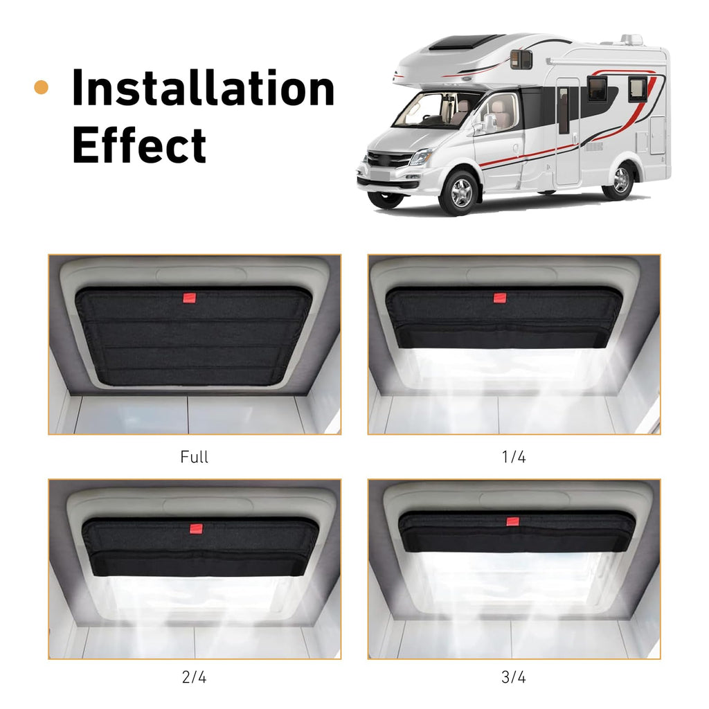 Magnetic Foldable RV Skylight Vent Cover F3666