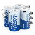 Rechargeable Lithium D Batteries 4 Pack W364738