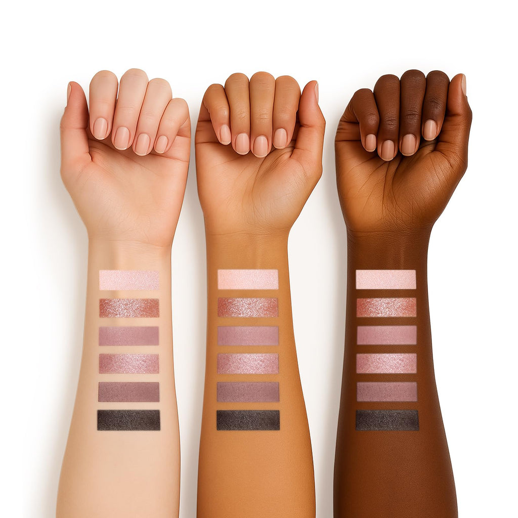 Neutral Nude Matte & Shimmer 6 Colors Mini Eyeshadow Palette W682