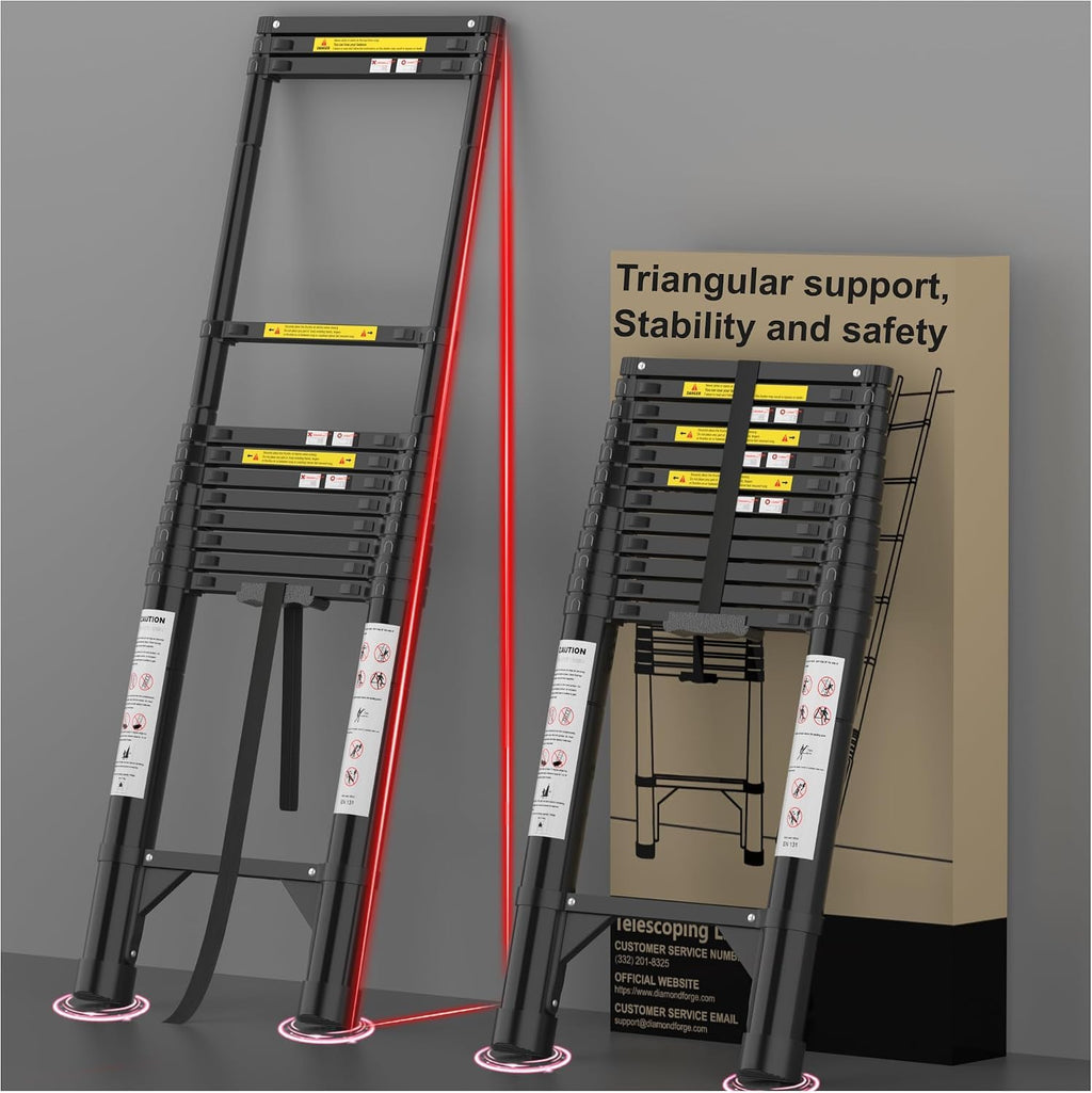 16.5 FT 330 Lbs Aluminum Telescoping Ladder F58923