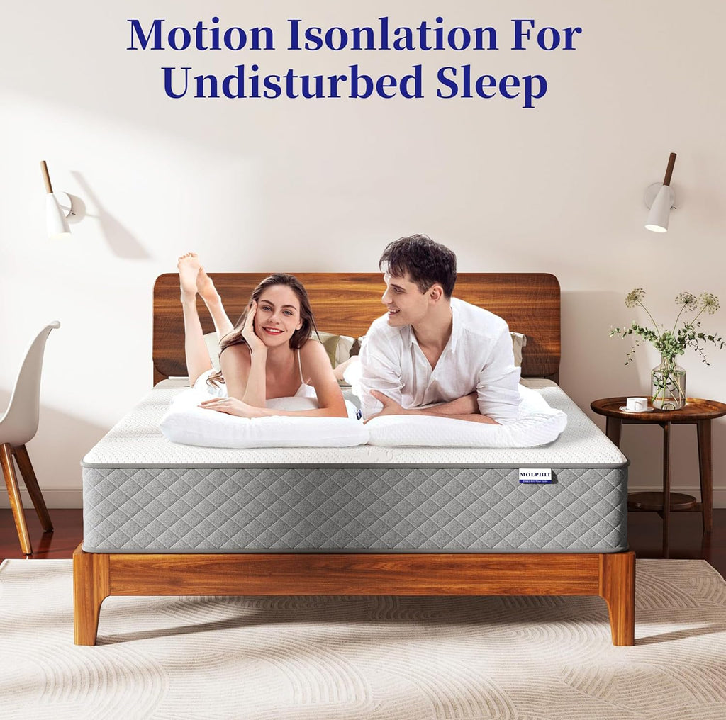 10 Inch Full Size Medium Firm Hybrid Mattress H293385