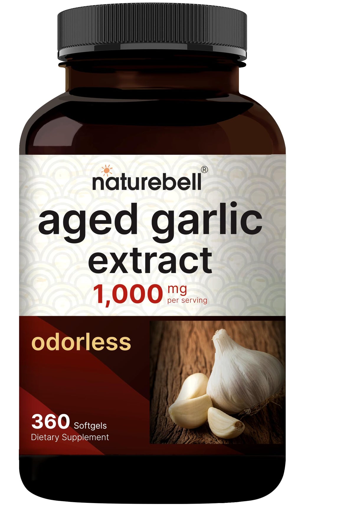 Aged Garlic Extract 1,000mg 360 Odorless Softgels N2922