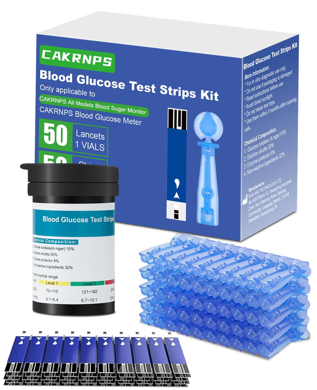 Blood Glucose Test Strips, 50 Count T79467