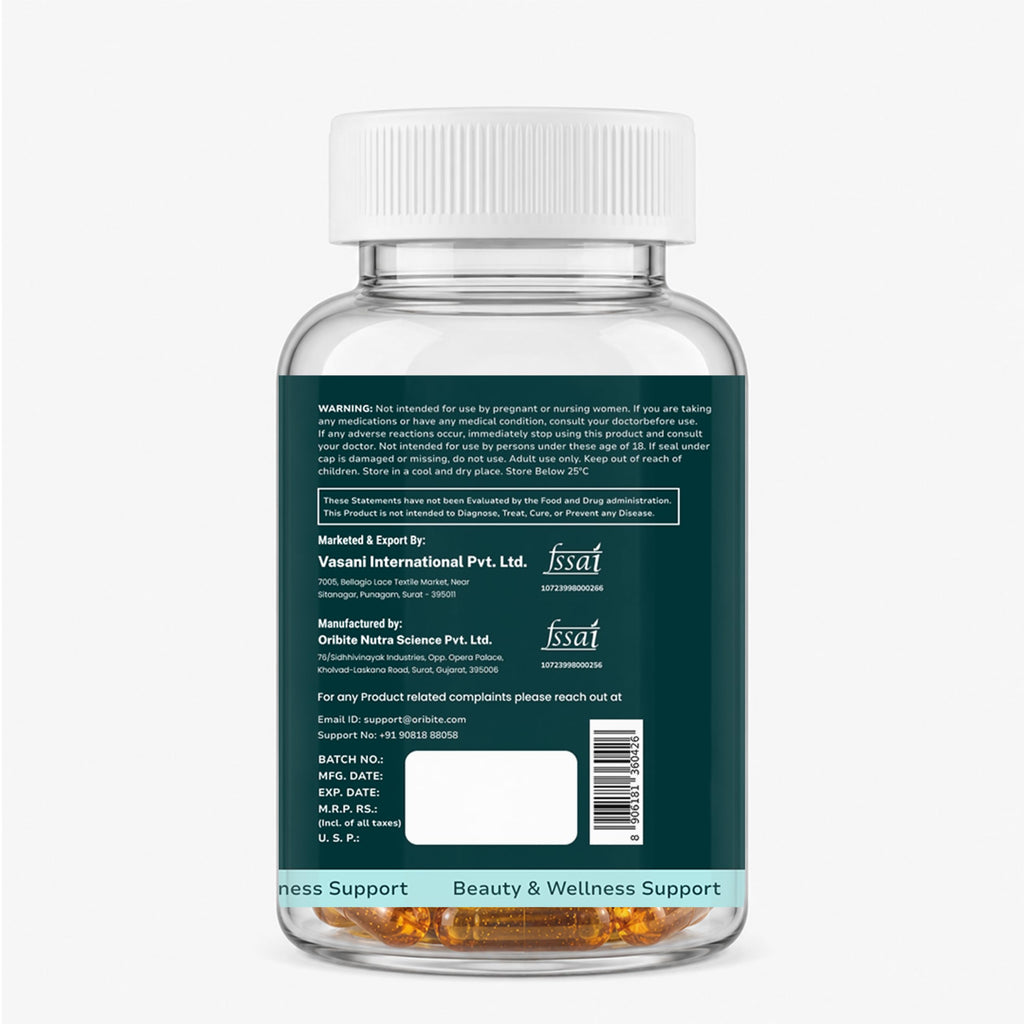 Moringa Seed Oil 1000mg 60 Capsules E993