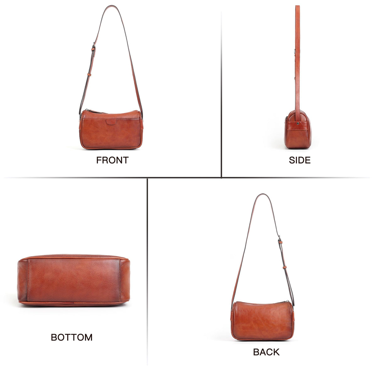 Genuine Leather Crossbody Bag K1744