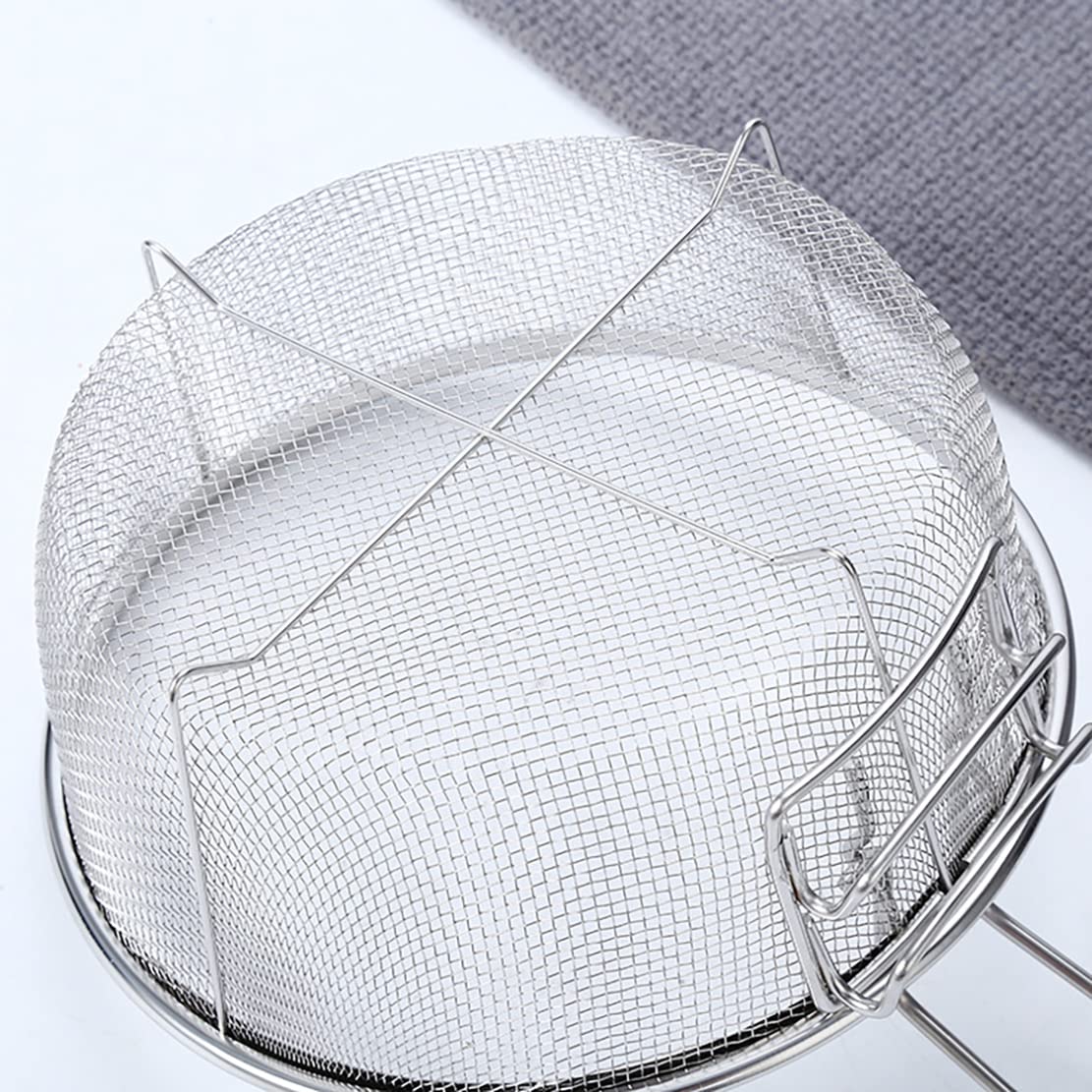 Stainless Steel Deep Fry Basket with Detachable Handle T514