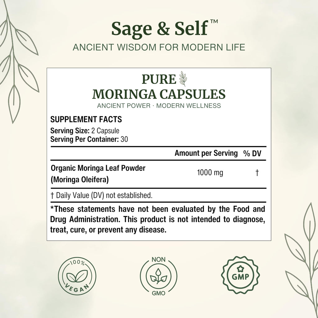 Moringa Capsules 60 Capsules O10156