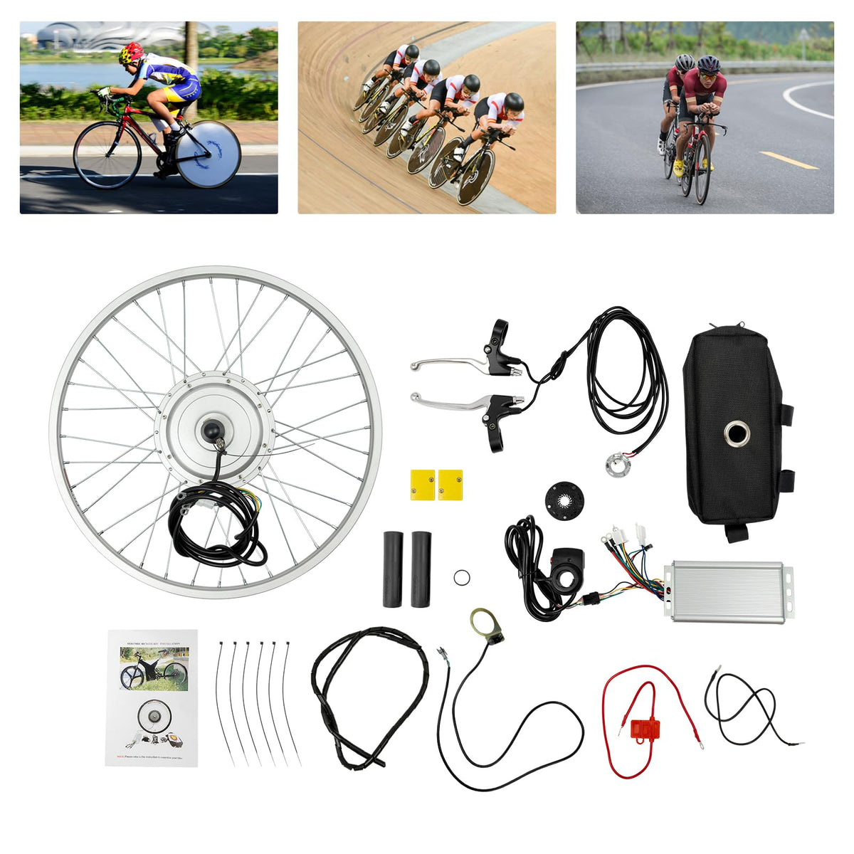 36V 750W Front Brushless Motor Electric Bicycle Conversion Kit S324222