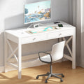 39.4 Inches Computer Desk with 2 Drawers E21974