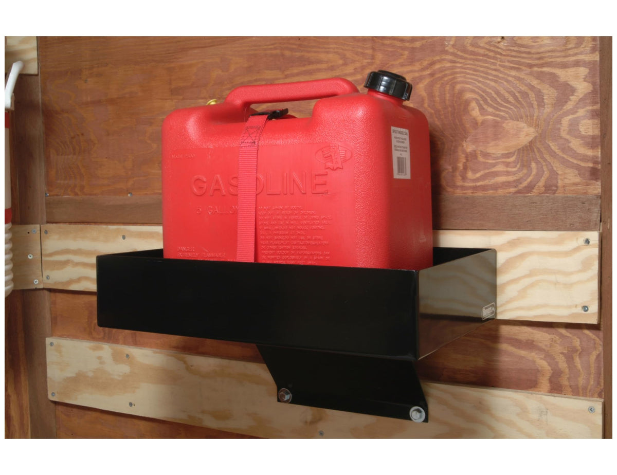 Carbon Steel Gas Container Rack with Nylon Strap, Black K106078