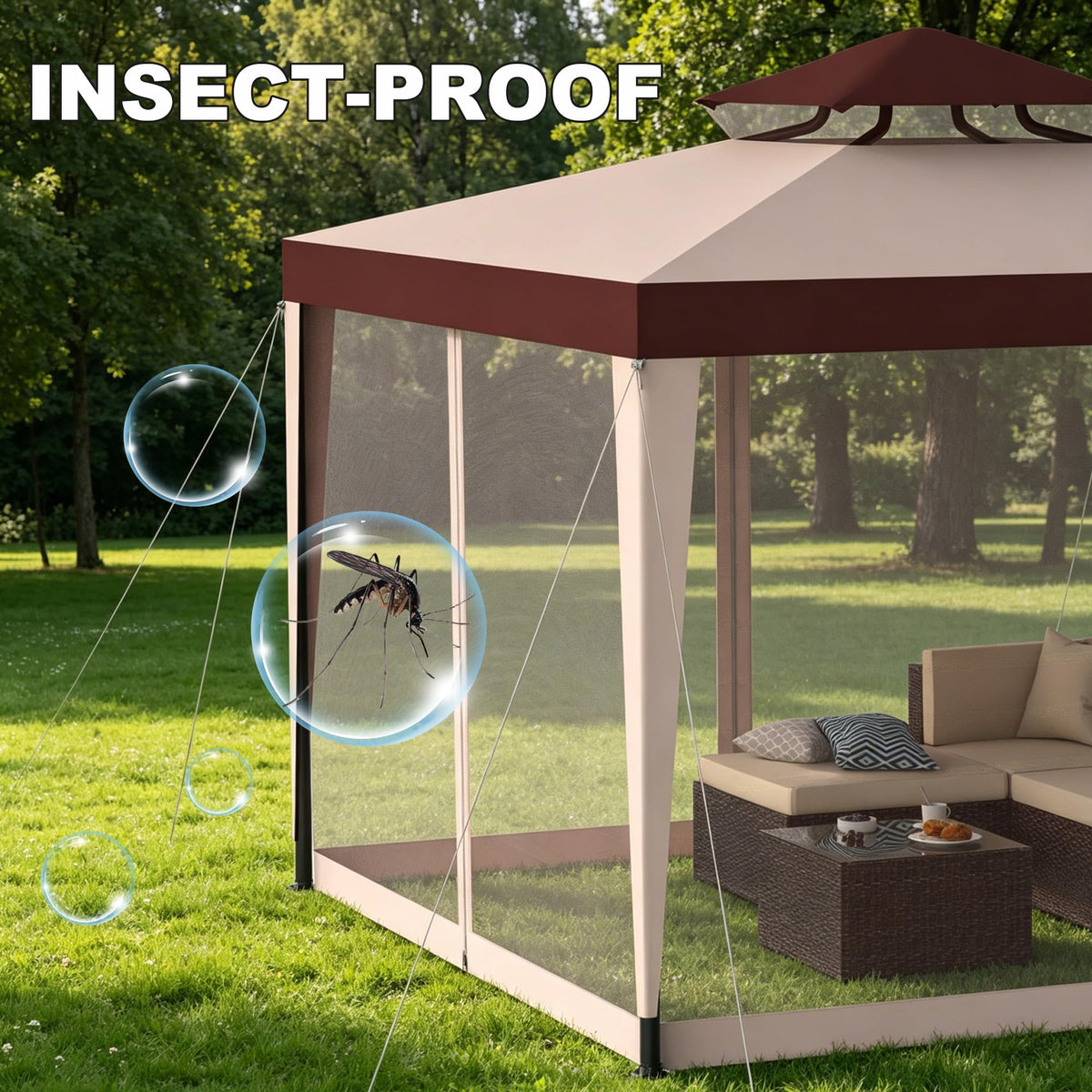 10×10 Outdoor Gazebo Canopy Tent I523830
