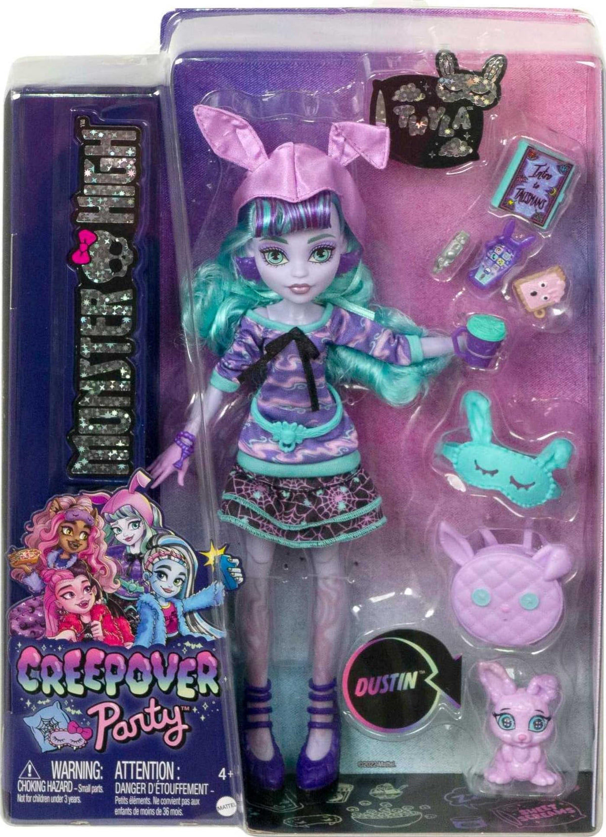 Doll with Pet Bunny, Hoodie, Book & Backpack Y94905