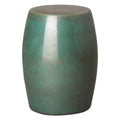 19 in. Round Ceramic Garden Stool O6215