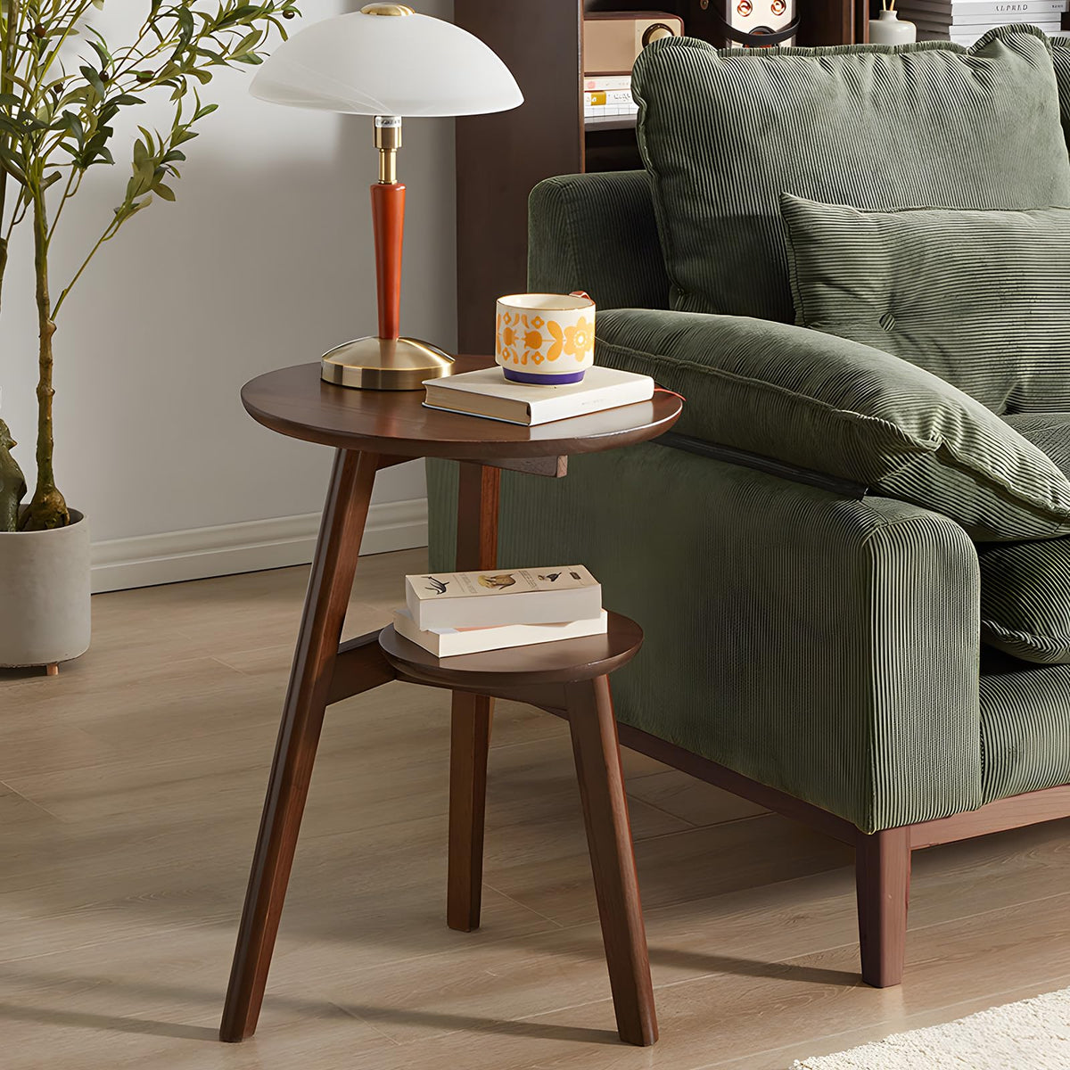 2-Tier Round Side Table J70322