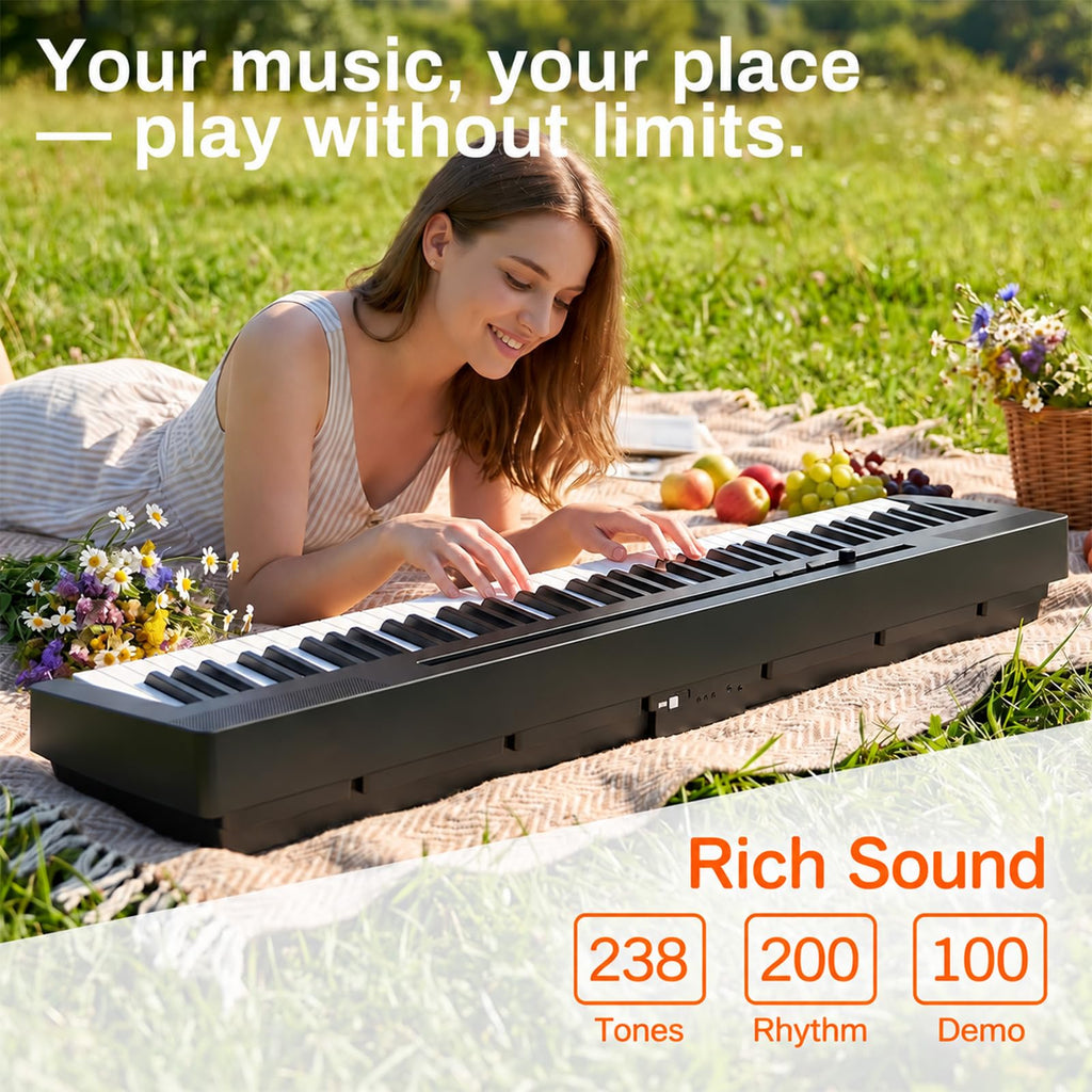 88 Keys Weighted Hammer Action Keyboard S4803