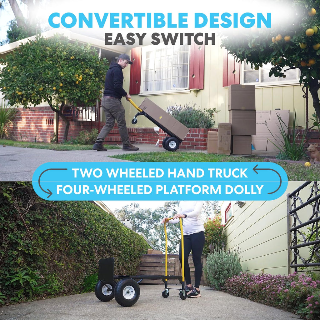 2 in 1 Convertible Hand Truck and Dolly W5163