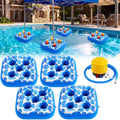 4 Inflatable Base Floats with Cup Holders I34185