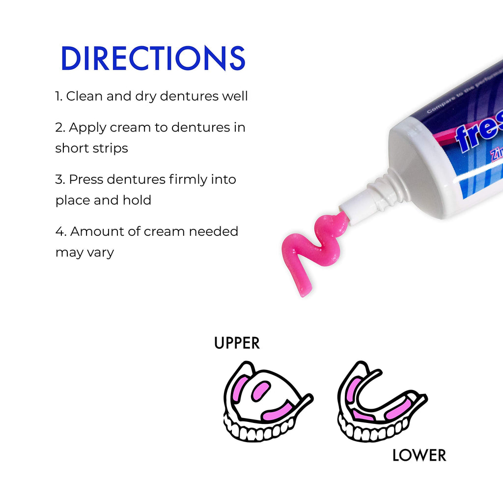 2 oz Zinc Free Denture Adhesive B7601