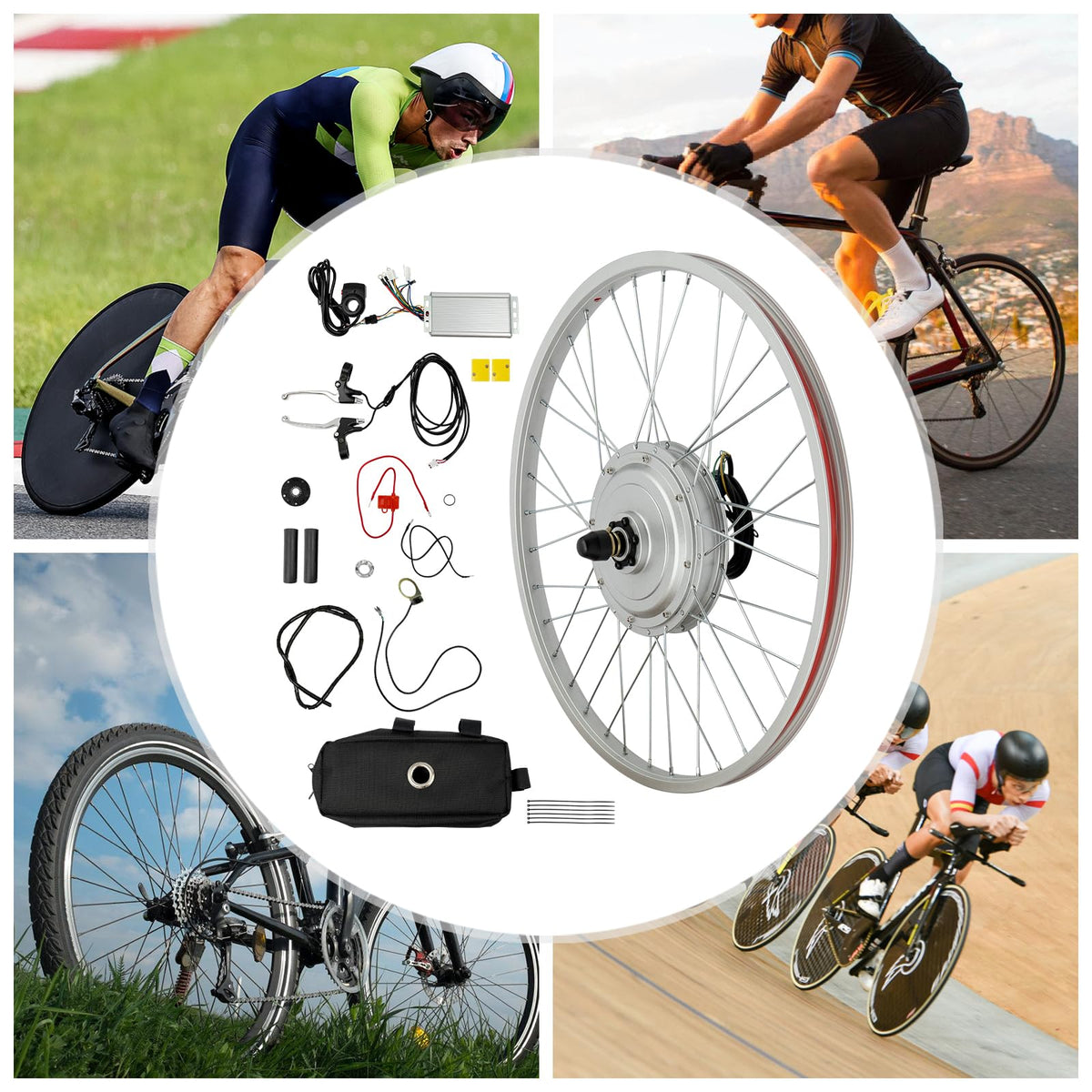 36V 750W Front Brushless Motor Electric Bicycle Conversion Kit S324222
