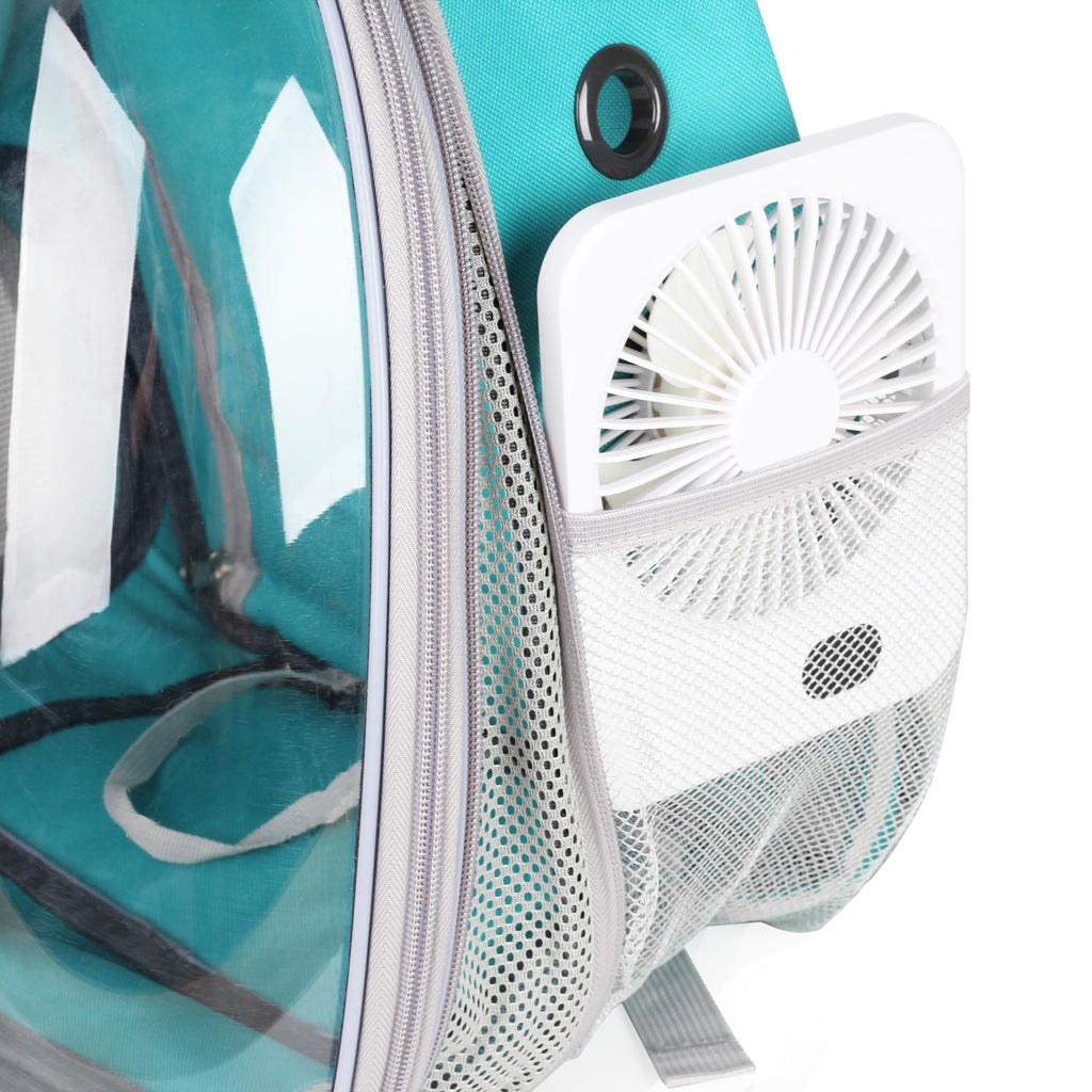 Expandable Cat Backpack with Mini Fan Q5032