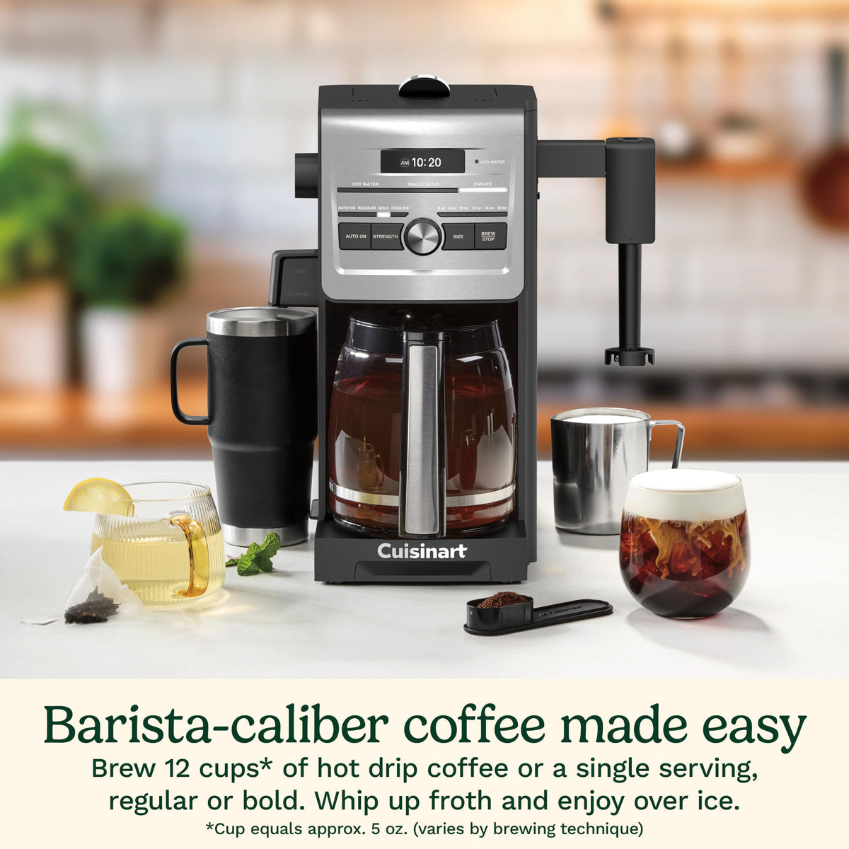 3-in-1 12 Cup Programmable Coffee Maker D72240