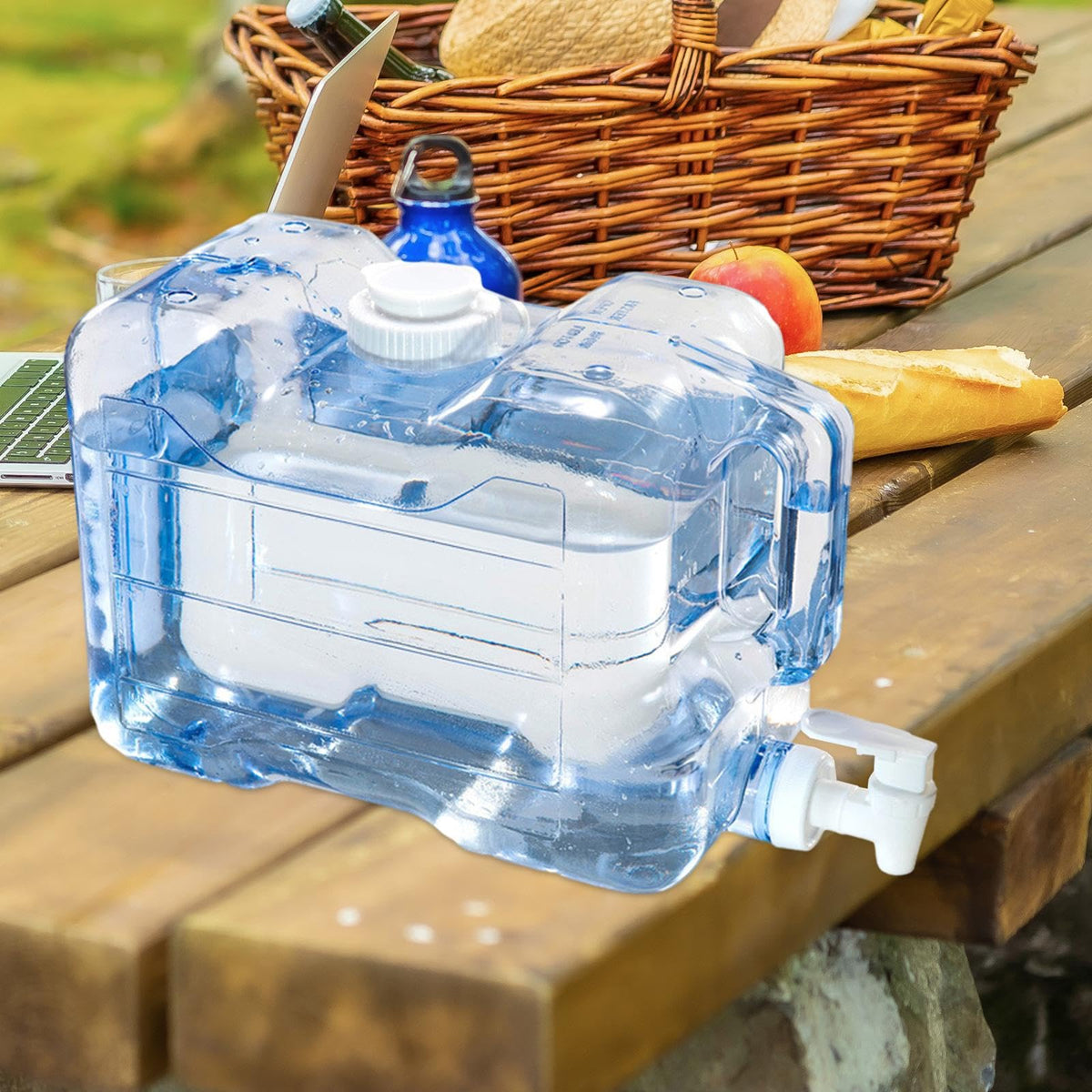 5.7L Portable Water Container with Lid and Handle N356415