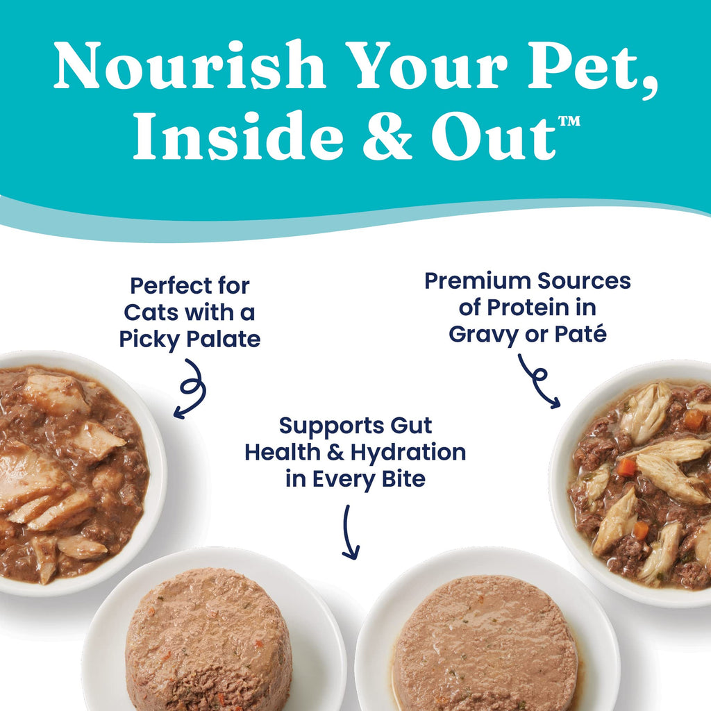Solid Gold Dry Cat Food Chicken 6lb Wet Cat Food Variety Pack 12 Pack J806