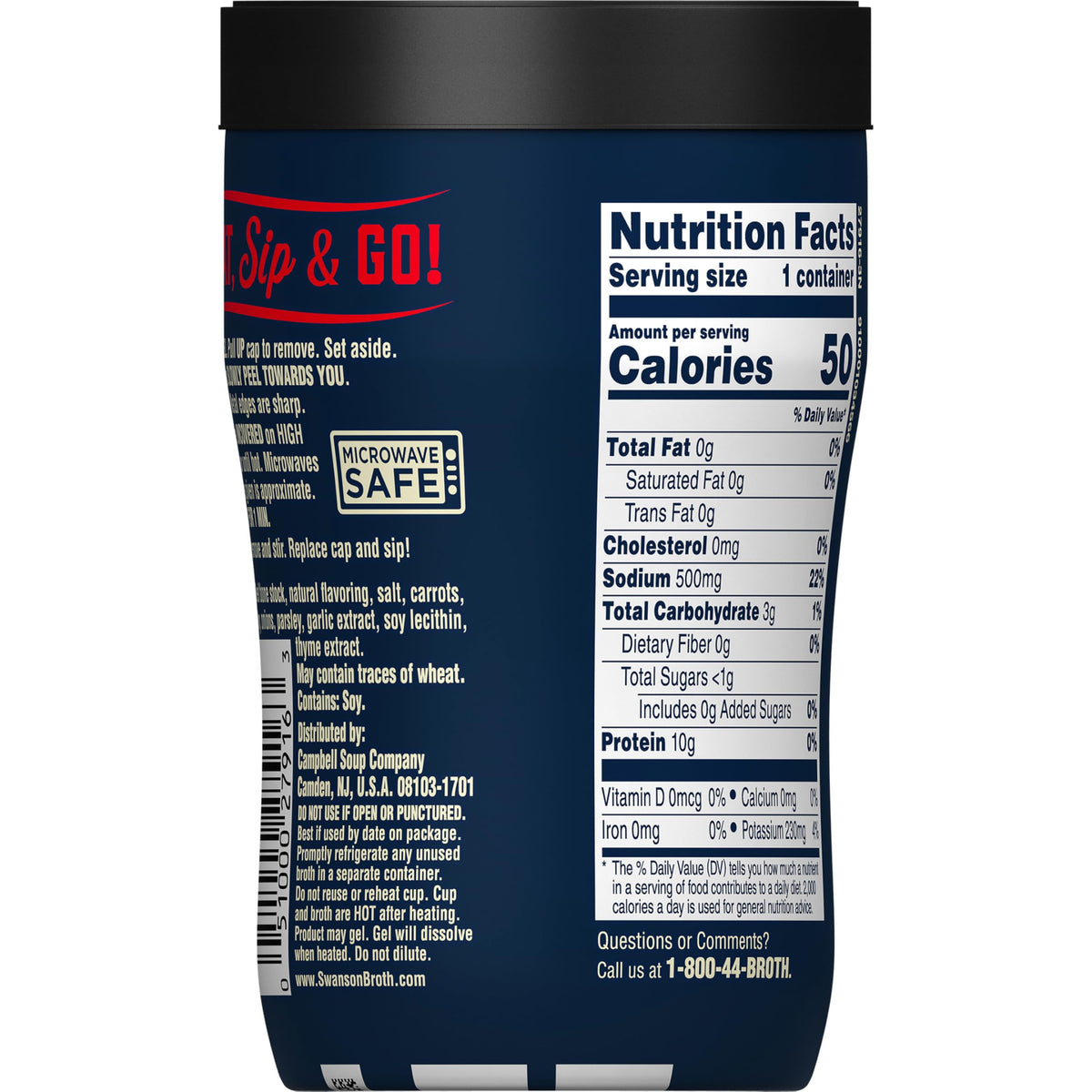 Beef Bone Broth 10.75 OZ Cup D470