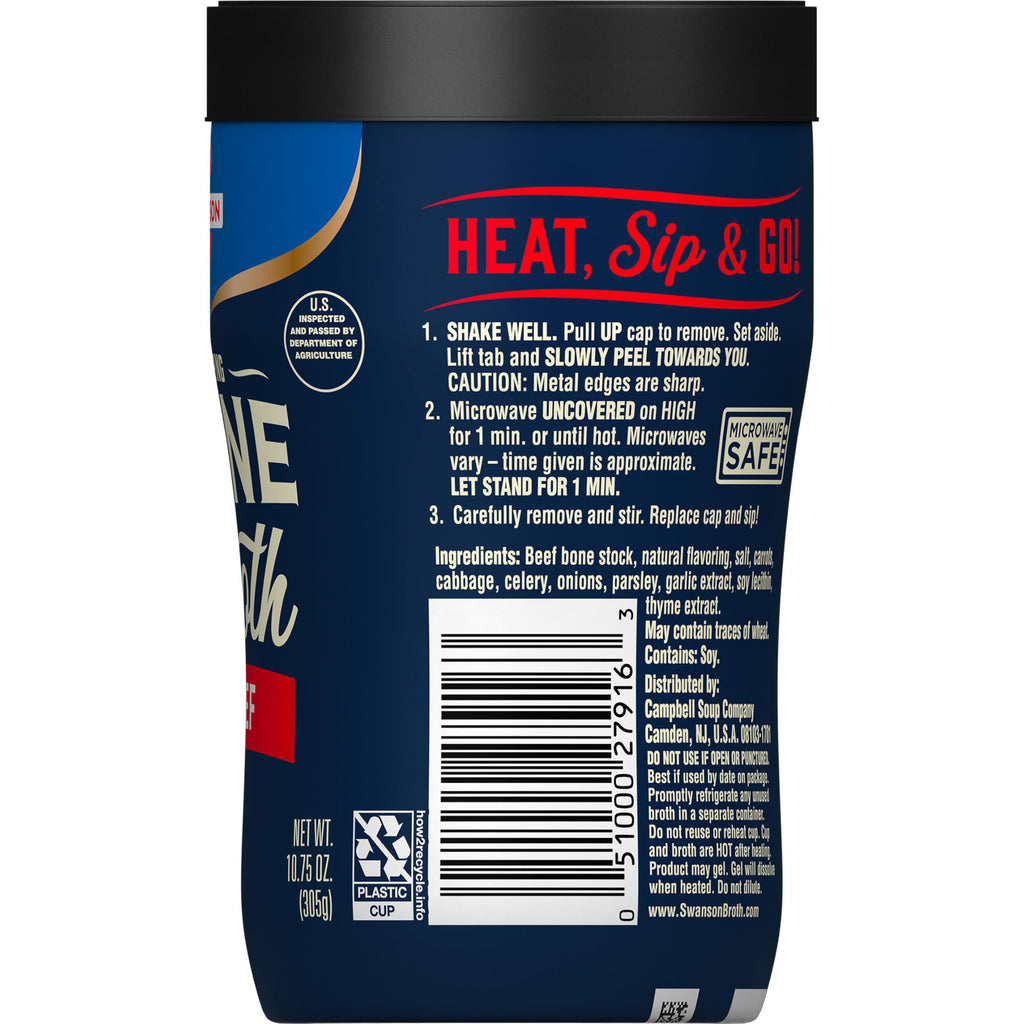 Beef Bone Broth 10.75 OZ Cup D470
