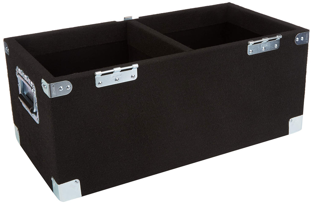 Carpeted LP Case with Recessed Hardware W809