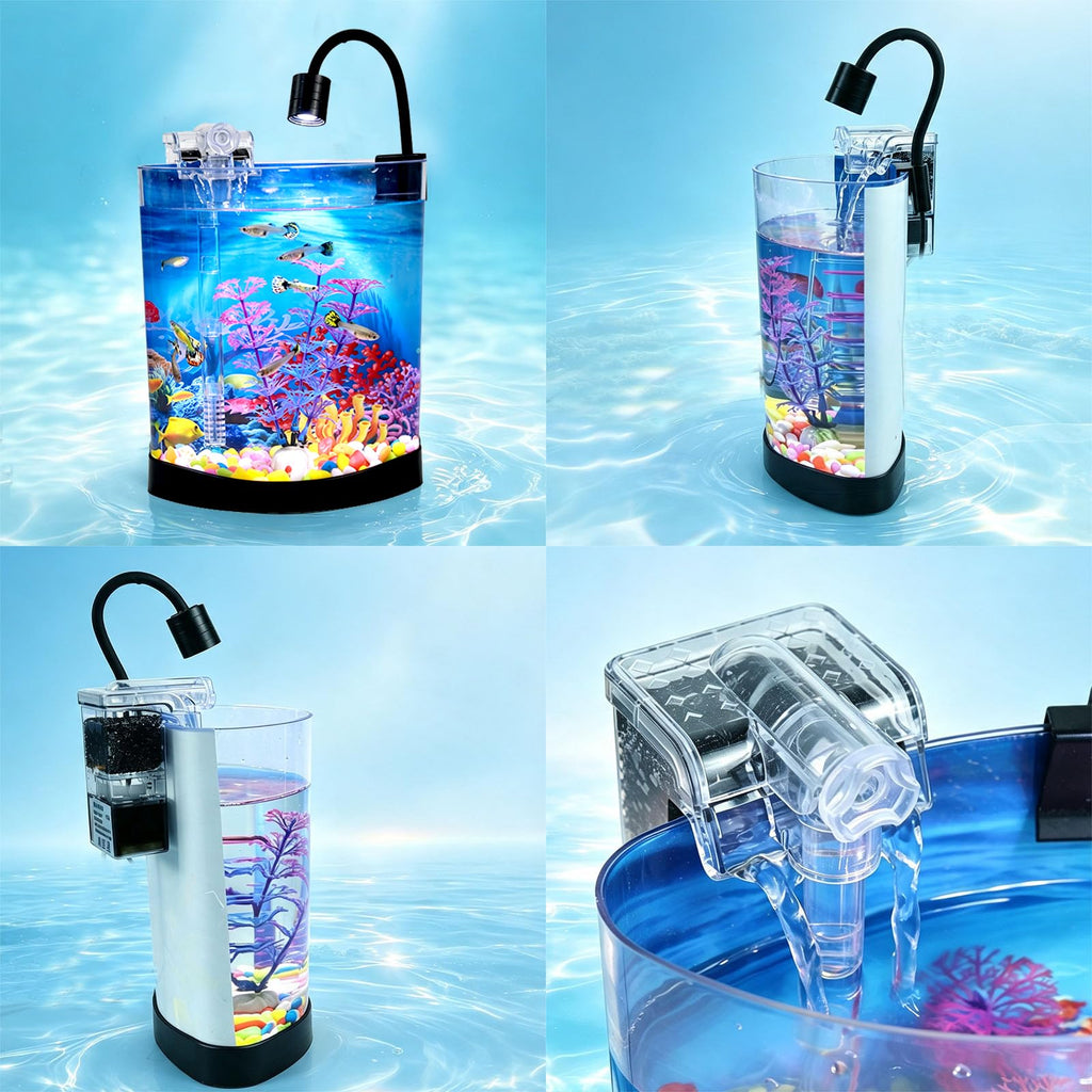 1 Gallon Half Moon Fish Tank E942118