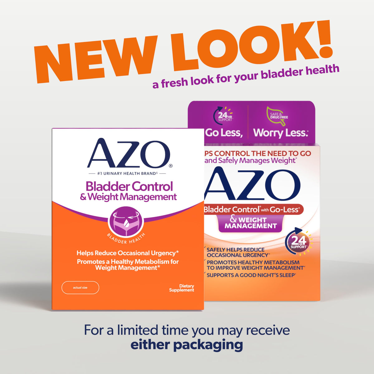 Bladder Control & Weight Management Supplement 48 Capsules G772049