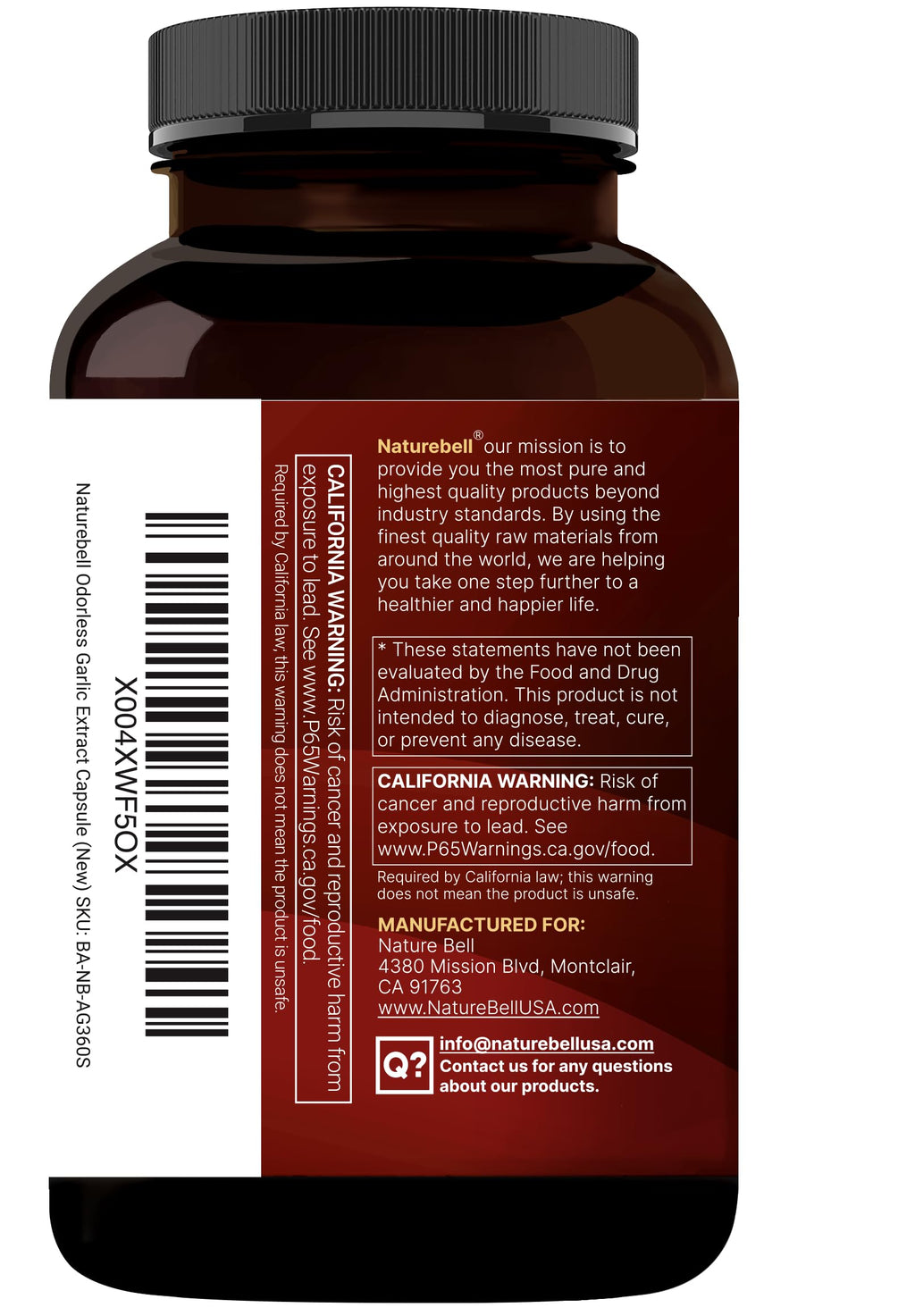 Aged Garlic Extract 1,000mg 360 Odorless Softgels N2922