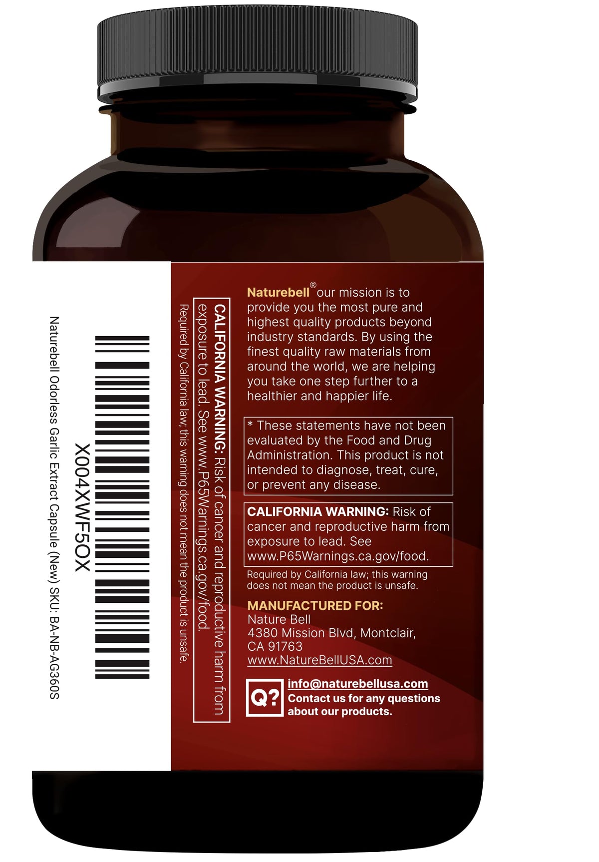 Aged Garlic Extract 1,000mg 360 Odorless Softgels N2922