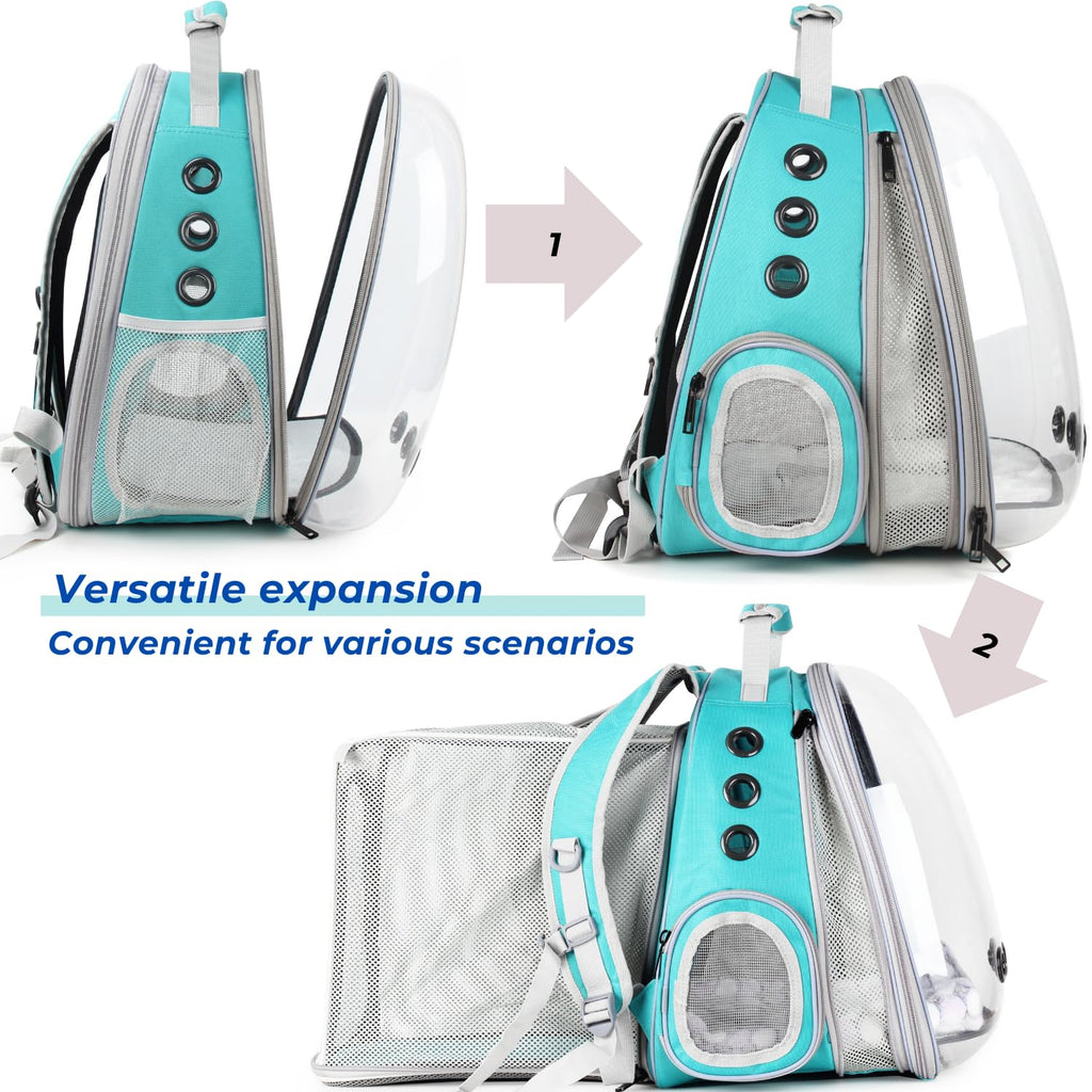 Expandable Cat Backpack with Mini Fan Q5032