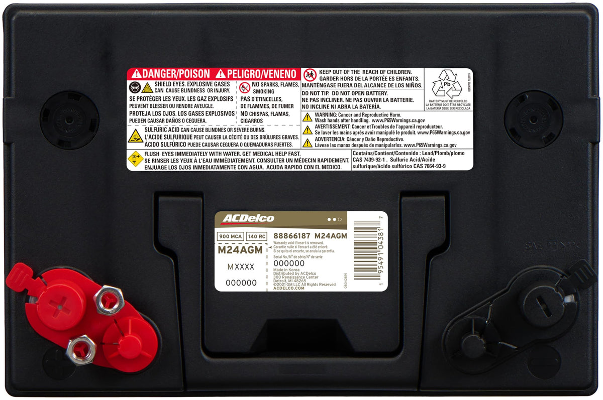 AGM BCI Group 24 Battery Y139929