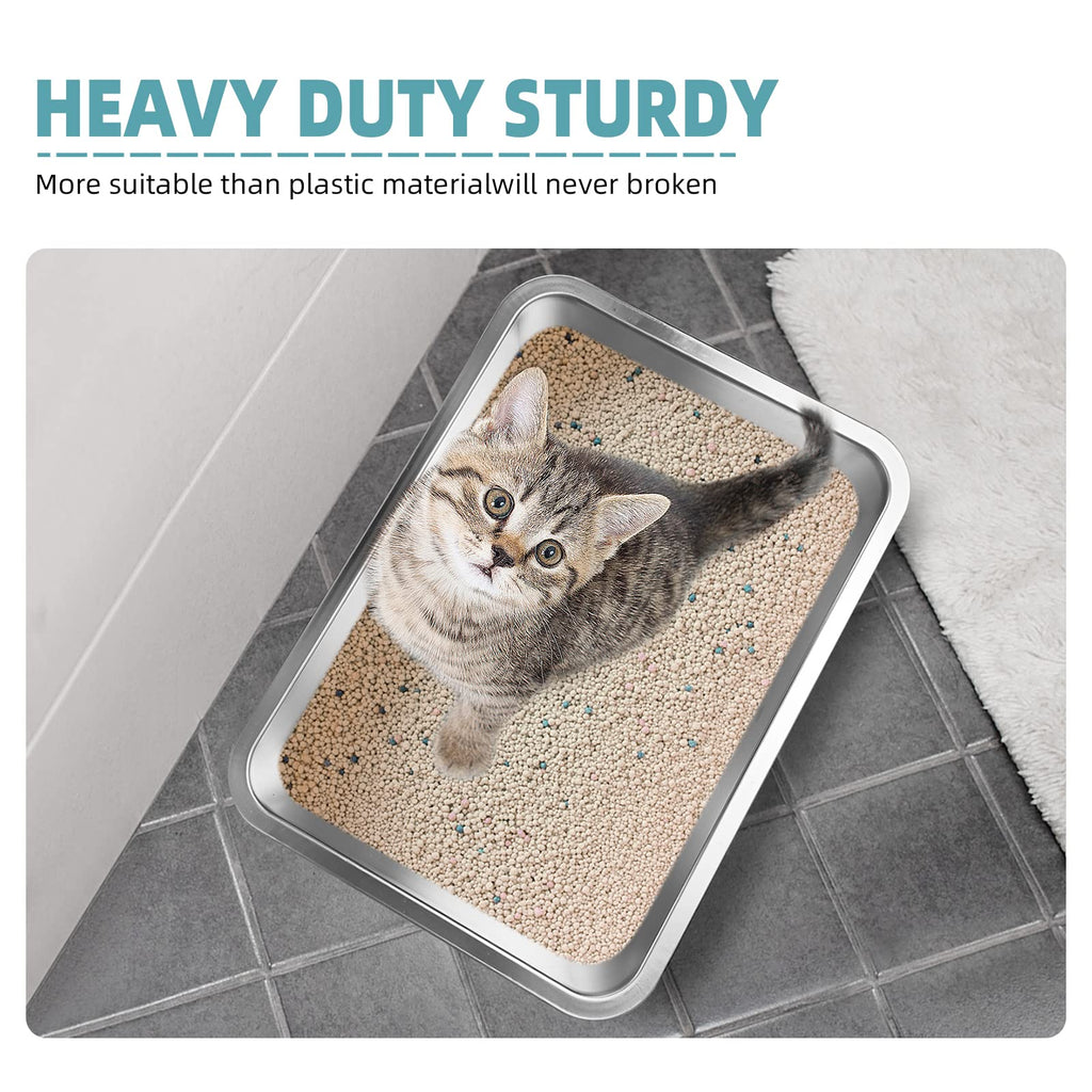 Stainless Steel Litter Box W7419