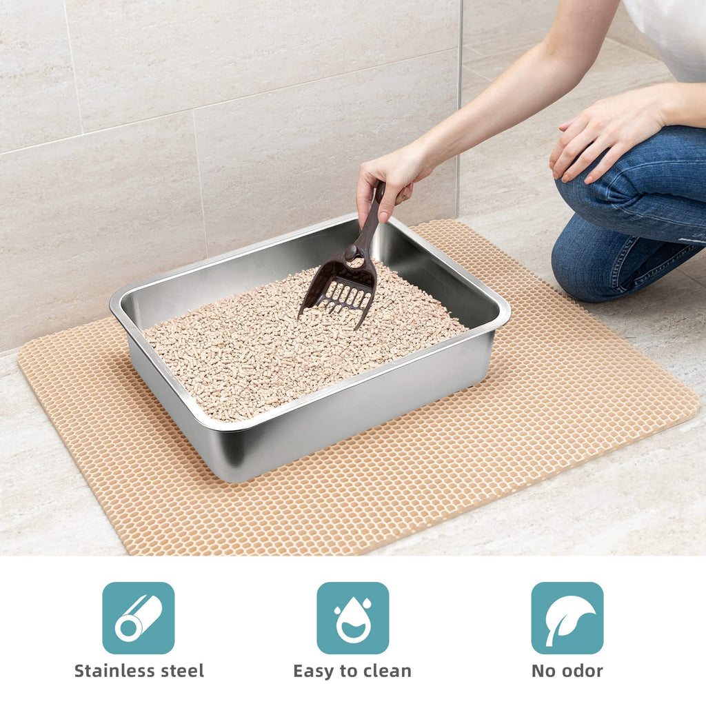 Stainless Steel Litter Box W7419