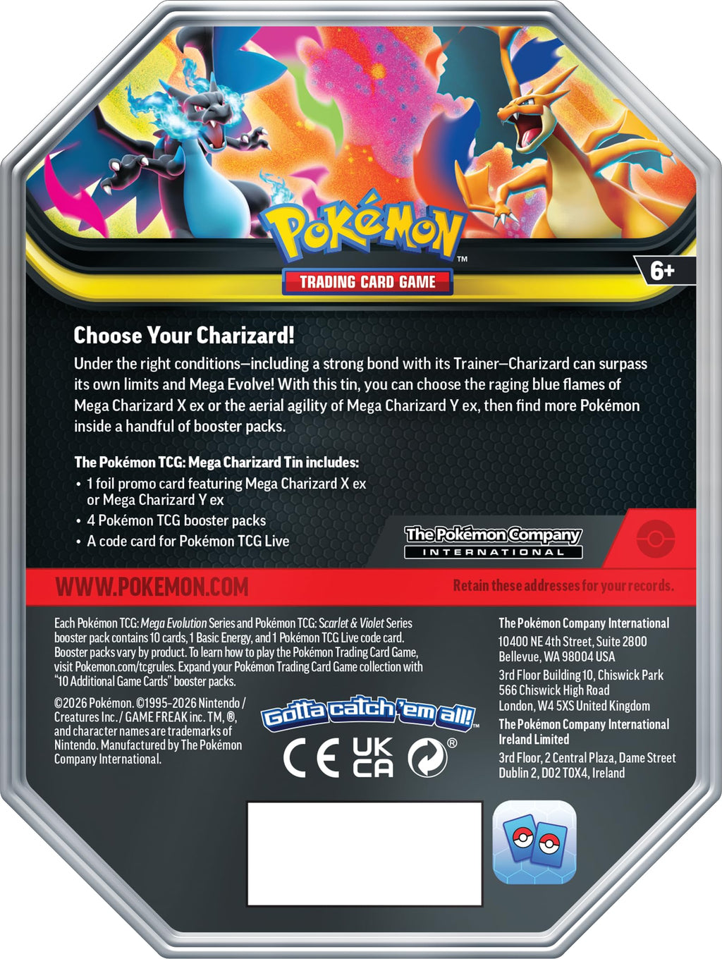 Pokémon TCG Tin L20653