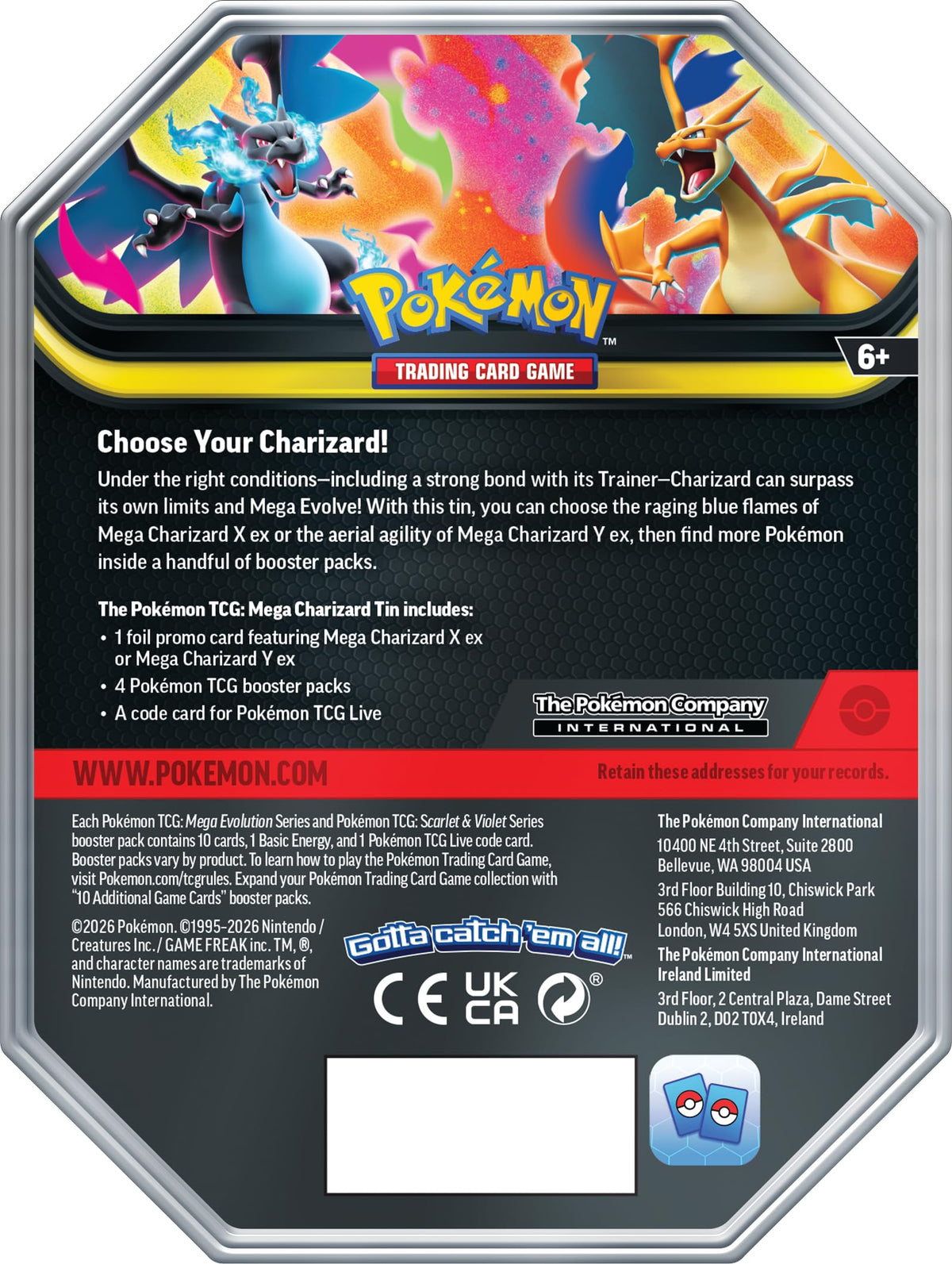 Pokémon TCG Tin L20653