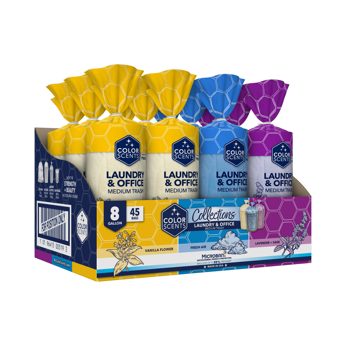 8 Gallon Twist Tie Trash Bags I300