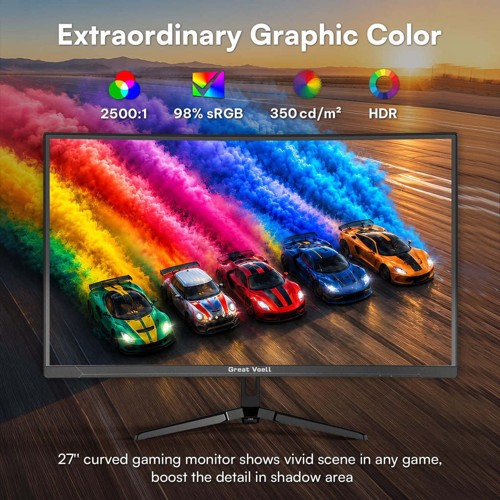 27 Inch 240Hz Curved Gaming Monitor 2K QHD N566235